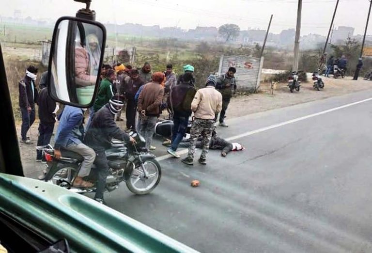 डंपर की टक्कर से युवक एवं ट्रक की टक्कर से बालिका की मौत