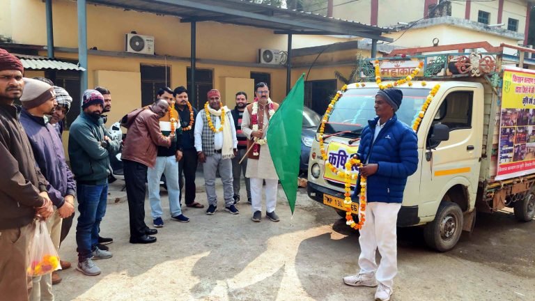 कृषक कल्याण के तहत कृषि रथ का हुआ संचालन