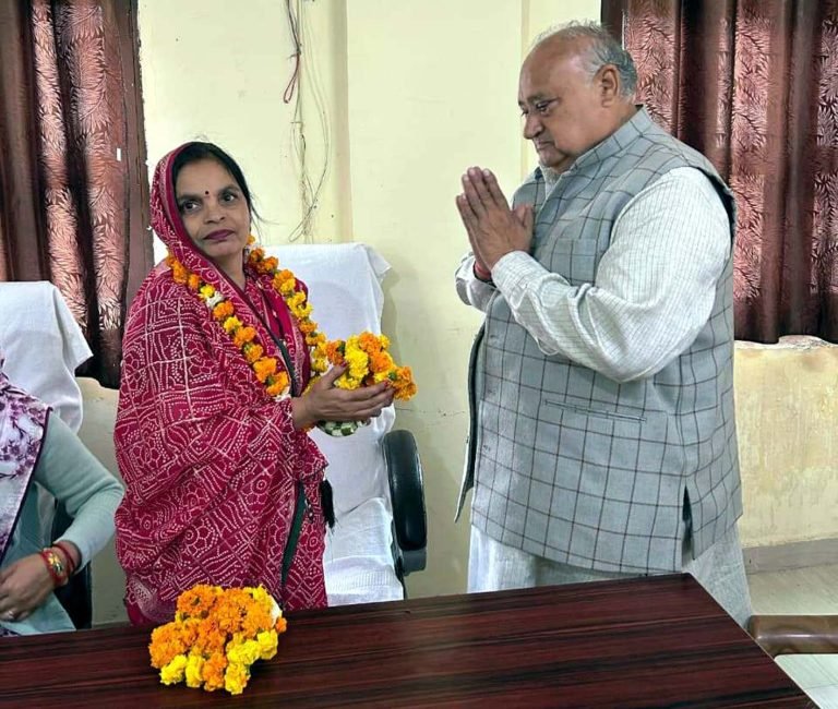 भाजपा एवं लहार विधायक के भरोसे पर खरा उतरूंगी : संगीता समाधिया