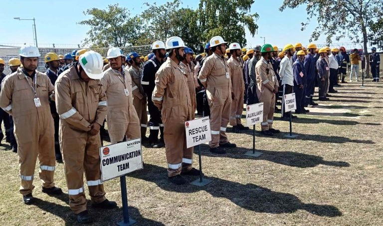 फायर सेफ्टी को लेकर मॉक ड्रिल का आयोजन