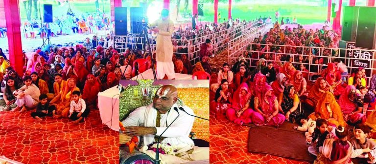 ध्रुव का चरित्र भगवान के प्रति प्रेम एवं भक्ति का समर्पण : रामभूषण दास