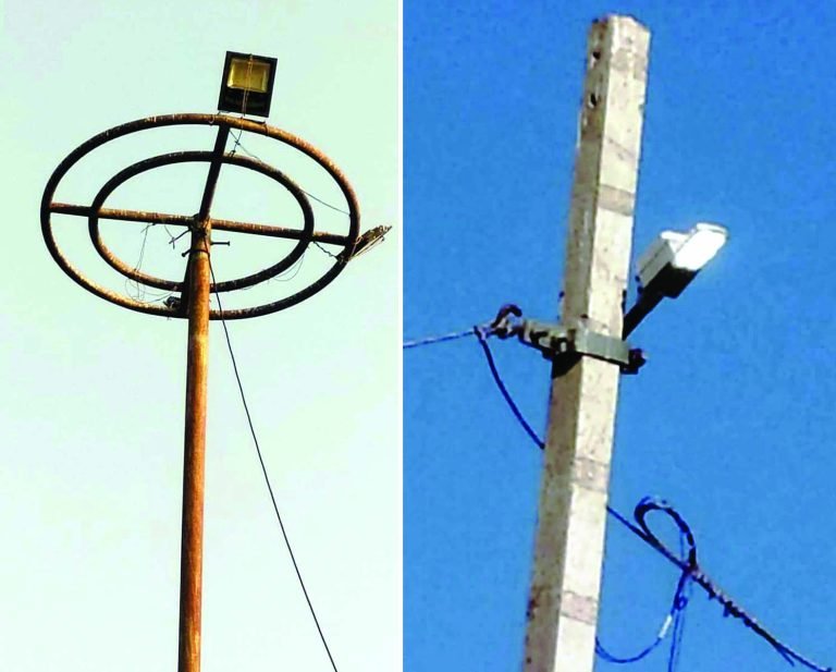आलमपुर में दिन भर जलती स्ट्रीट लाइटें, बिजली हो रही बर्बाद