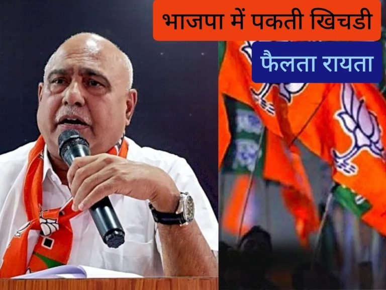 भाजपा में पकती खिचड़ी और फैलता रायता