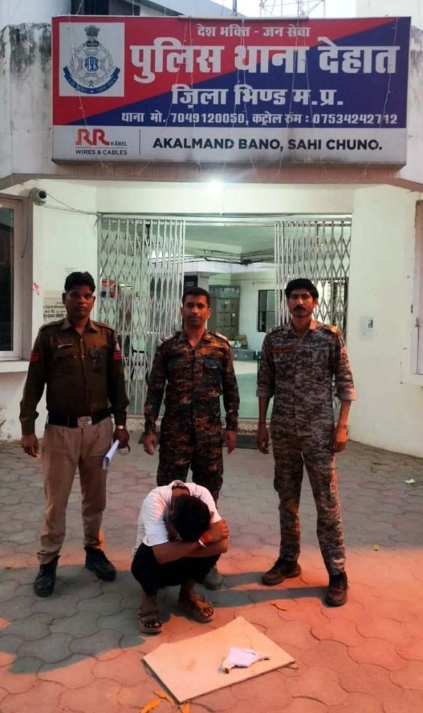 होली पर घटना घटित करने से पहले पकड़ा बदमाश