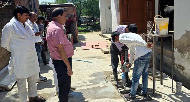 अधीक्षण यंत्री ने विभिन्न कार्यों का किया निरीक्षण