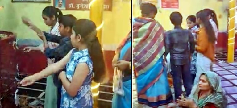 रामनवमी पर कन्या पूजन कर नवदुर्गा उत्सव का हुआ समापन