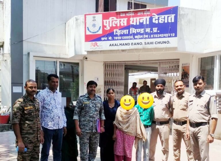 देहात पुलिस दो नाबालिग बच्चों को किया सकुशल दस्तयाब