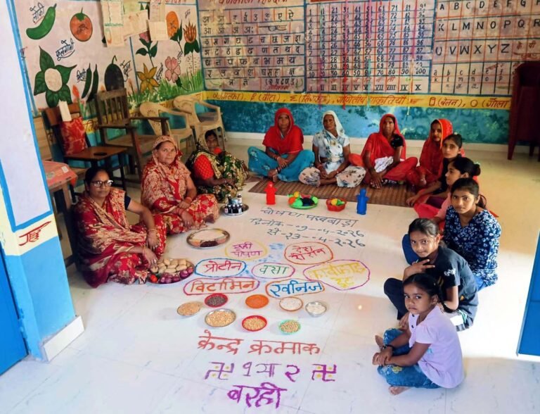 पोषण पखवाड़ा अंतर्गत गोहद में लगाया विशेष स्वास्थ्य शिविर