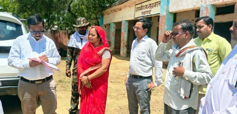 सीईओ ने रानी विरगवां, सकराया एवं जामपुरा पंचायत का किया निरीक्षण