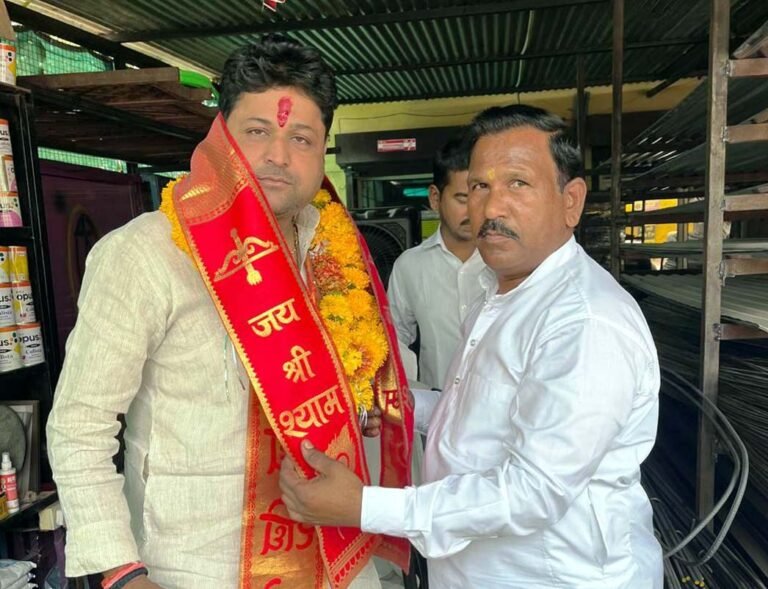 भाजपा पिछड़ा वर्ग मोर्चा के नवनियुक्त जिलाध्यक्ष गुर्जर का किया स्वागत