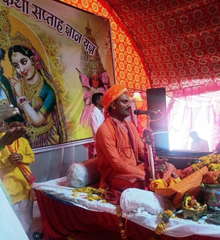 कुंती चरित्र पर आधारित भावपूर्ण प्रस्तुति ने श्रद्धालुओं को किया भावविभोर