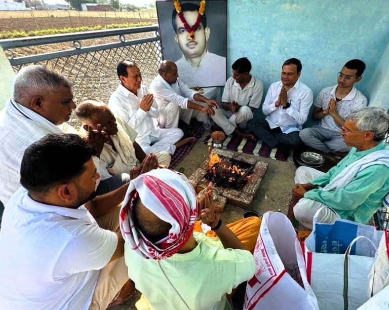 भोला भाईसाहब की पुण्यतिथि पर हवन पूजन एवं स्वास्थ्य शिविर आयोजित