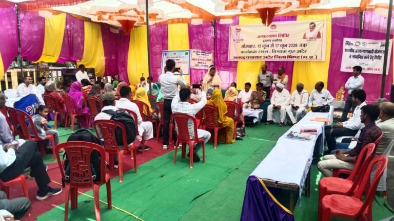 जन कल्याण शिविर में हितग्राहियों को मिला सरकारी योजनाओं का लाभ