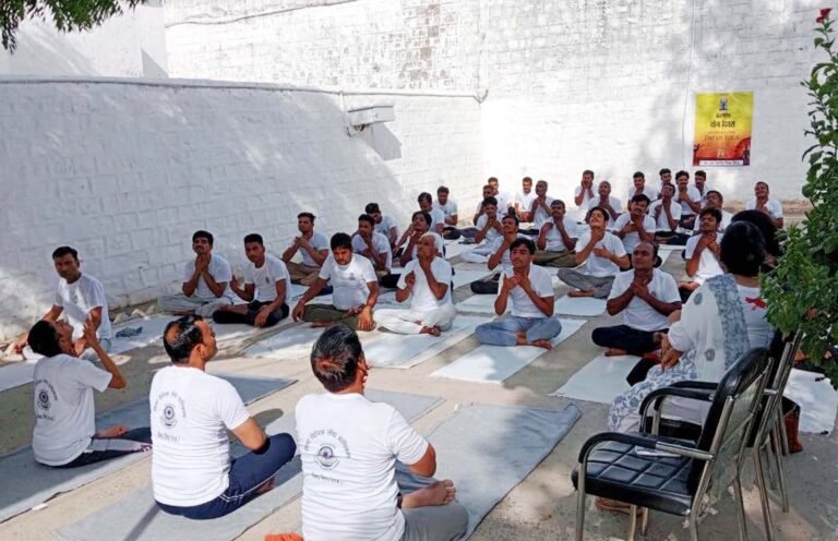 योग सप्ताह के अवसर पर हुआ योगा शिविर का आयोजन