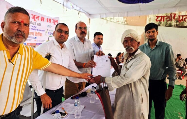 लहार में जनकल्याण शिविर आयोजित, विभिन्न योजनाओं के लाभ से संबंधित 65 आवेदन आए