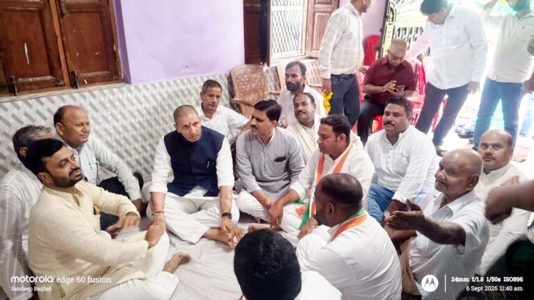 प्रदेश सचिव प्रमोद चौधरी की माताजी के निधन पर व्यक्त की शोक संवेदना