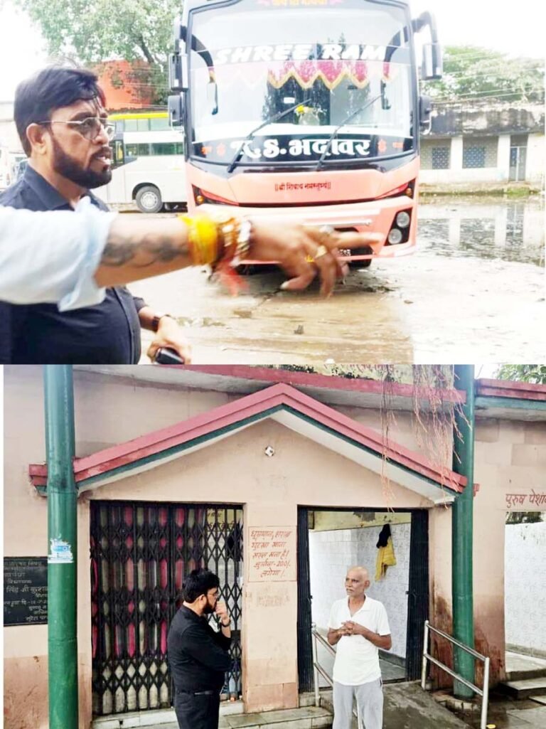 अव्यवस्थाओं और बदहाल शौचालय पर सीएमओ चक्रवर्ती ने केयरटेकर की ली क्लास